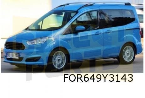 Ford Transit Courier (3/14-2/24) Stootlijst achterzijde Link, -, Verzenden, -, Nieuw