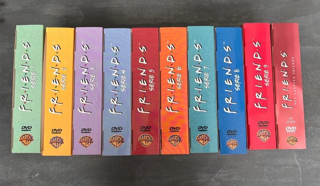 Volledige Friends DVD Box (seizoen 1 t/m 10), Alle leeftijden, Ophalen of Verzenden, Gebruikt, Overige genres