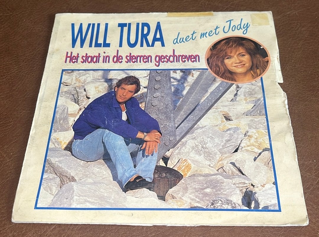 Will Tura/Jody ‎– Het Staat In De Sterren Geschreven - 7”, Enlèvement ou Envoi, Utilisé