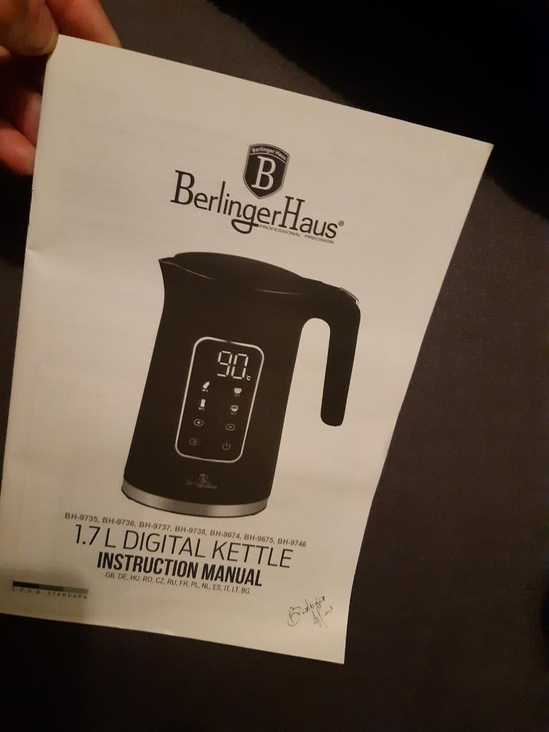 Digitale waterkoker van berlinger haus, Electroménager, Enlèvement ou Envoi