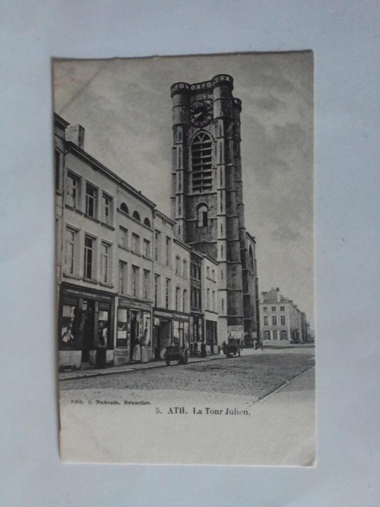 ATH LA TOUR JULIEN, Envoi, Avant 1920, Non affranchie, Hainaut