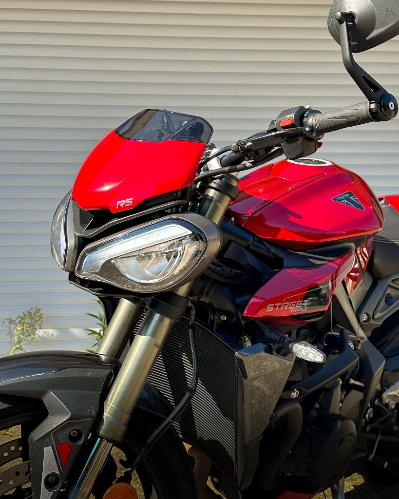 Triumph Street Triple 765 RS - Rouge carnaval, Permis Moto A, Entreprise, Occasion, Plus de 35 kW