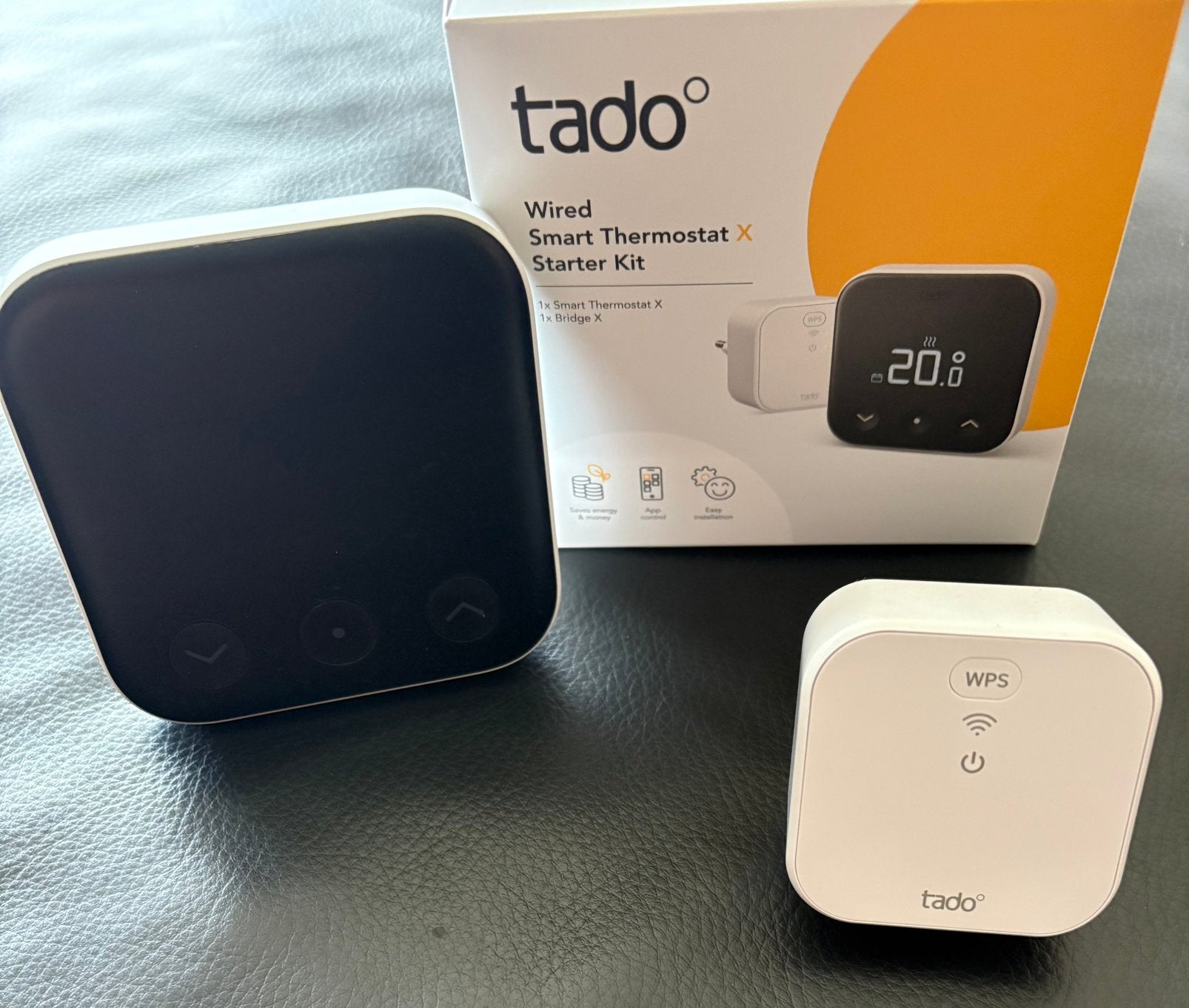 TADO X smart wired thermostaat - starterskit - nieuw, Bricolage & Construction, Enlèvement ou Envoi, Thermostat intelligent, Neuf