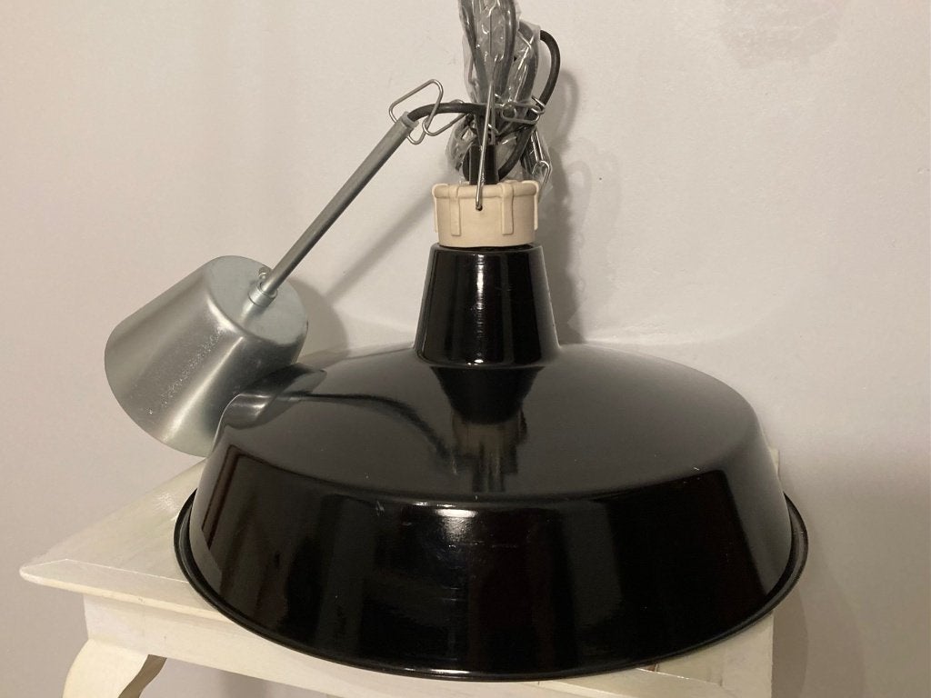 Lampe suspendue design vintage Ikea Septim Type T0328, Maison & Meubles, Enlèvement ou Envoi, Comme neuf, Métal