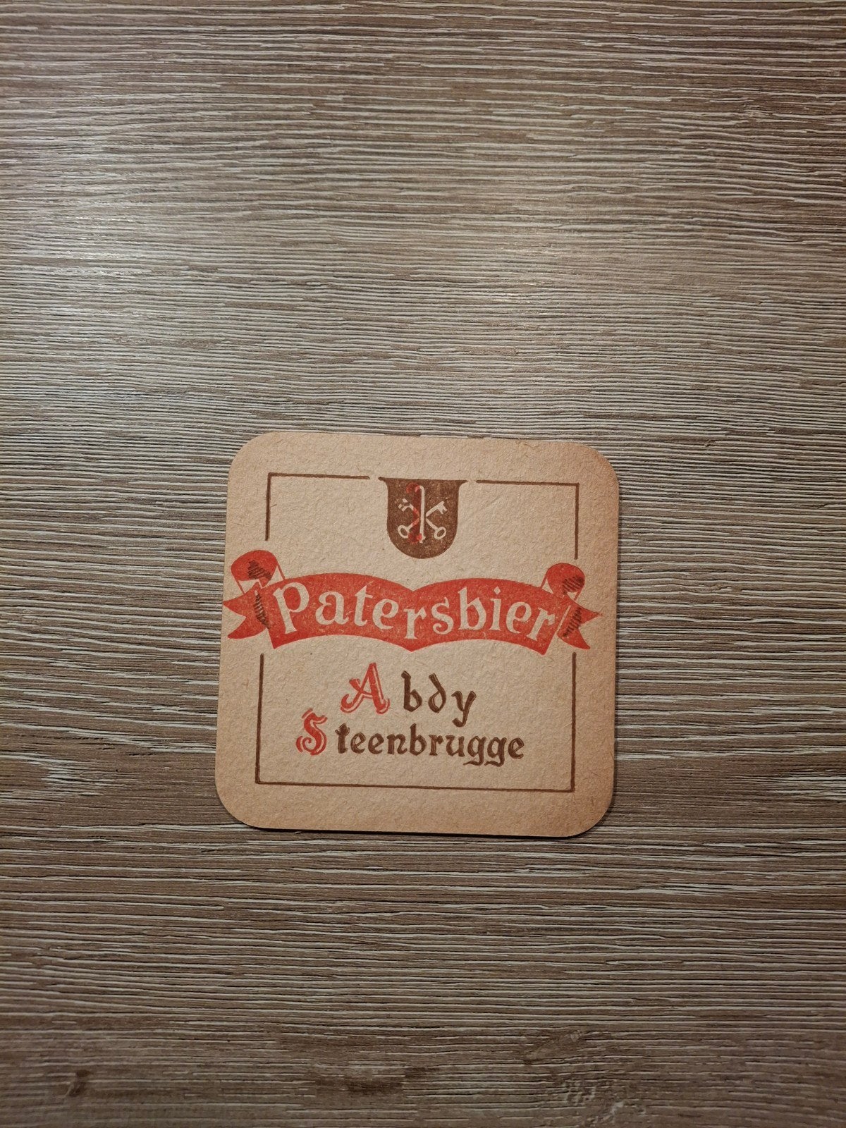 oud bierviltje patersbier steenbrugge, Verzamelen, Ophalen of Verzenden