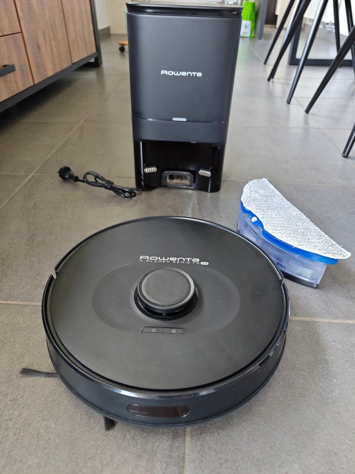 Rowenta robotstofzuiger, Robotstofzuiger, Dweilfunctie, Ophalen, Stofzak