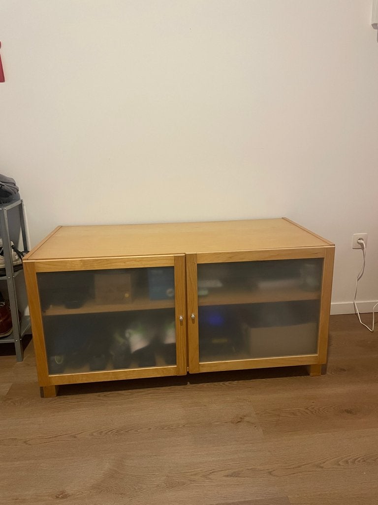 kast / dressoir, Huis en Inrichting, Ophalen, 100 tot 150 cm, 50 tot 75 cm, Glas