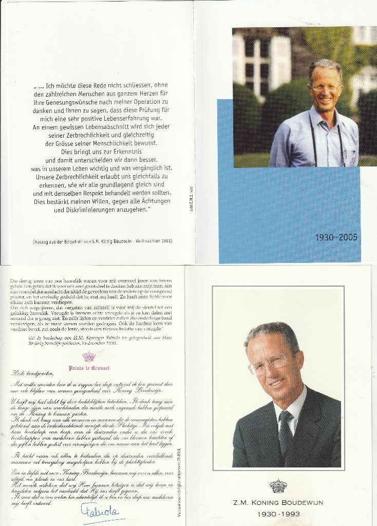 Koning Boudewijn, Verzamelen, Verzenden