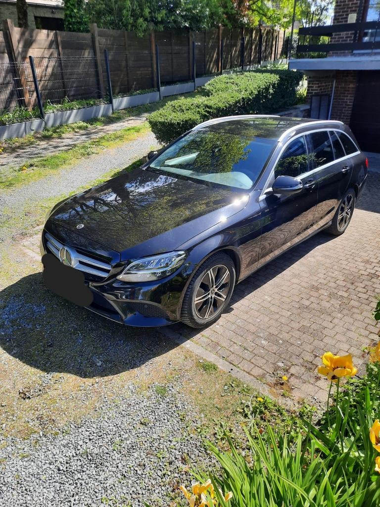 Mercedes-Benz C 180 stationwagen zwart, Auto's, Achterwielaandrijving, 4 cilinders, Zwart, Leder