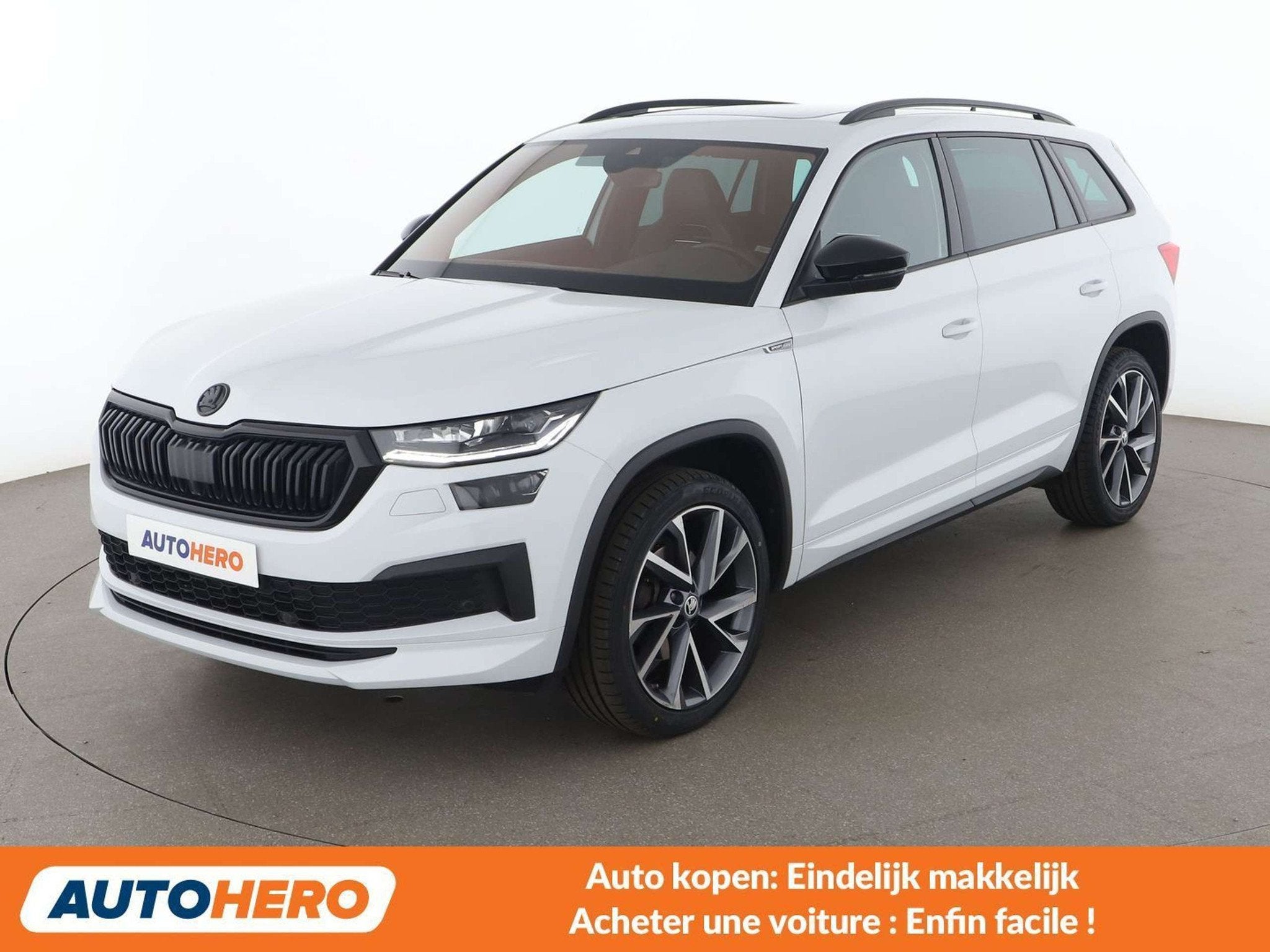 Skoda Kodiaq 1.5 TSI ACT SportLine (automatique), Autos, Cuir, Achat, 7 places, Noir