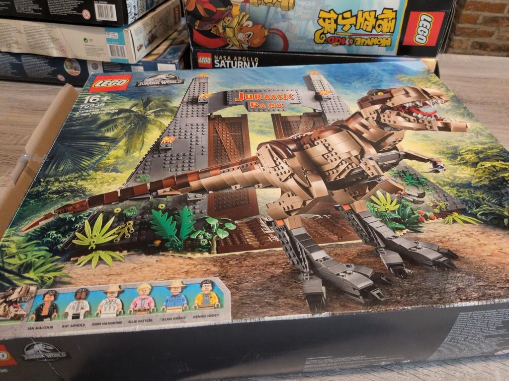Lego 75963 Jurassic Park: T. Rex Rampage volledig in doos, Ophalen, Lego