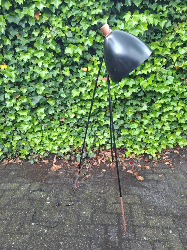 Staanlamp zwart/ brons, Huis en Inrichting, Ophalen