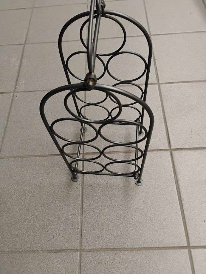 Casier à vin Étagère à bouteilles de vin portable, Enlèvement ou Envoi, Comme neuf, 5 à 15 bouteilles