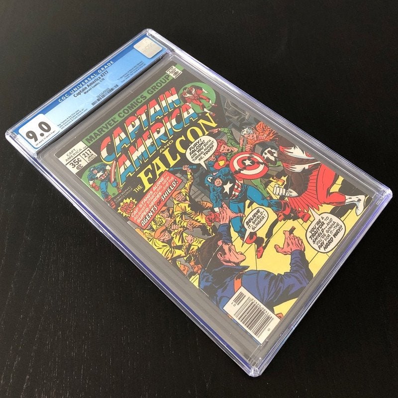 Captain America Vol.1 #217 CGC (1978) VF/NM (9.0), Eén comic, Amerika, Marvel Comics, Verzenden