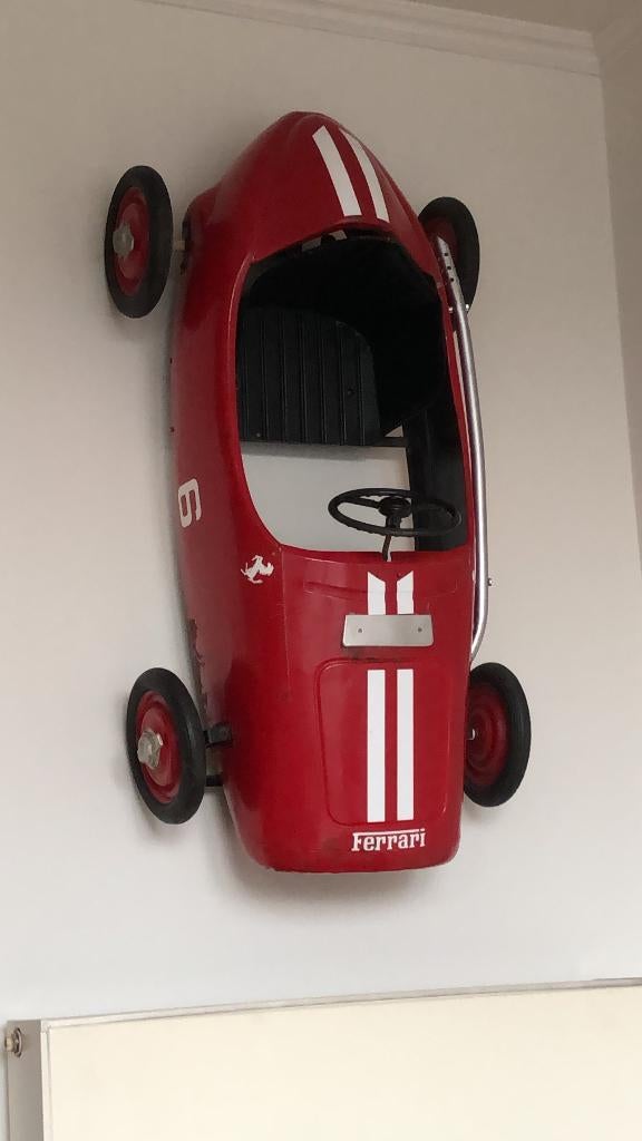 trap auto, trapauto, pedal car, pedalcar, Ophalen, Gebruikt