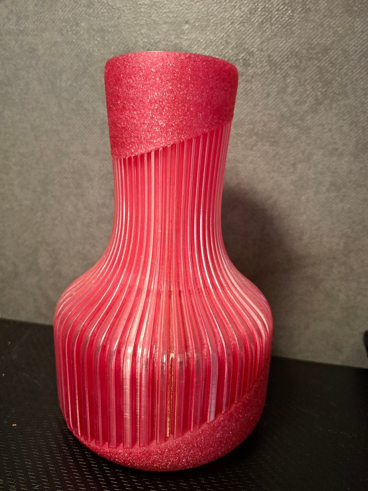 Unieke 3D-geprinte designvazen, Maison & Meubles, Accessoires pour la Maison | Vases, Enlèvement, Comme neuf, Orange