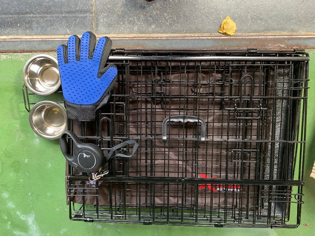 dierenhok(bench katten/honden), Enlèvement
