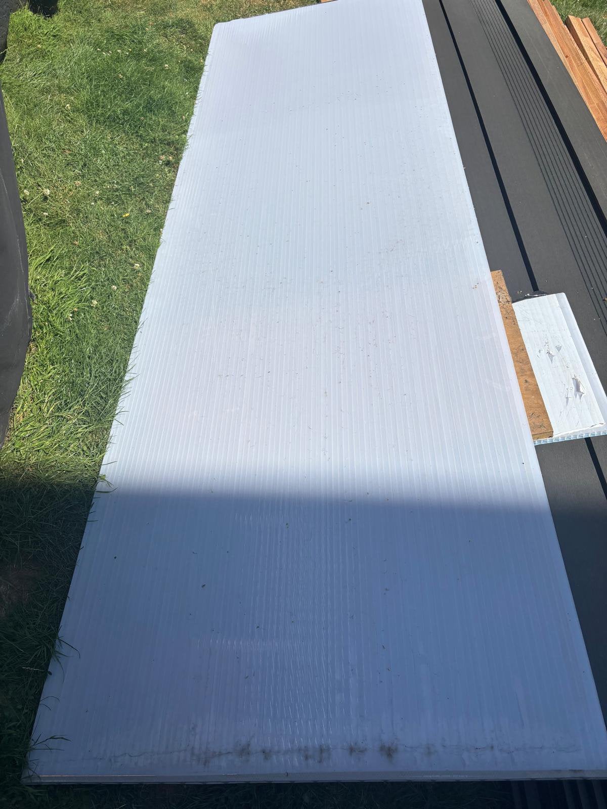 Polycarbonaat plaat uv bestendig., Ophalen, Zo goed als nieuw