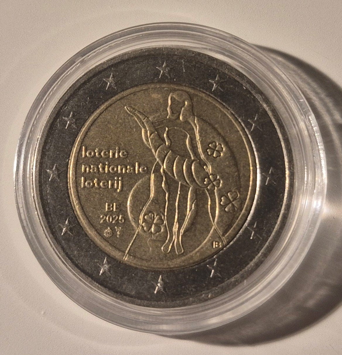 €2 Munt Nationale Loterij 2025, Ophalen of Verzenden, België, 2 euro