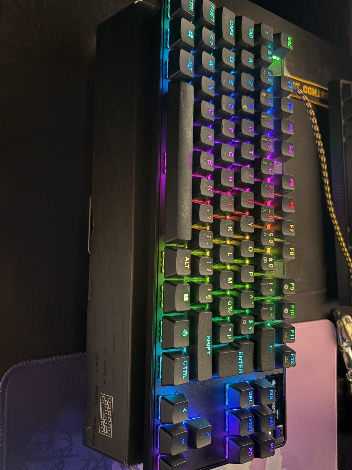 steelseries Apex pro tkl 2023, Computers en Software, Toetsenborden, Verlichte toetsen, Azerty, Ophalen of Verzenden, Zo goed als nieuw