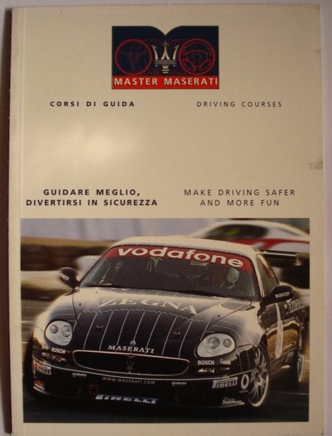 Maserati Master Maserati Driving Courses 2005 Brochure Catal, Envoi, Utilisé, Autres marques
