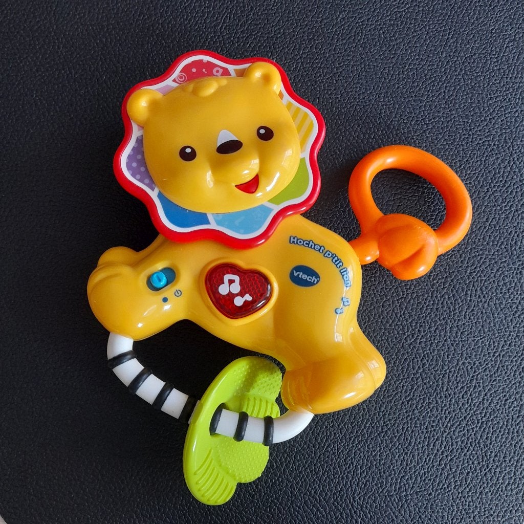 Vtech Animal Little Lion Rammelaar, Ophalen, Zo goed als nieuw, 0 tot 6 maanden