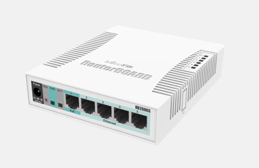 Mikrotik RB260GS 5x Gigabit Ethernet Smart Switch, Computers en Software, Netwerk switches, Nieuw, Ophalen