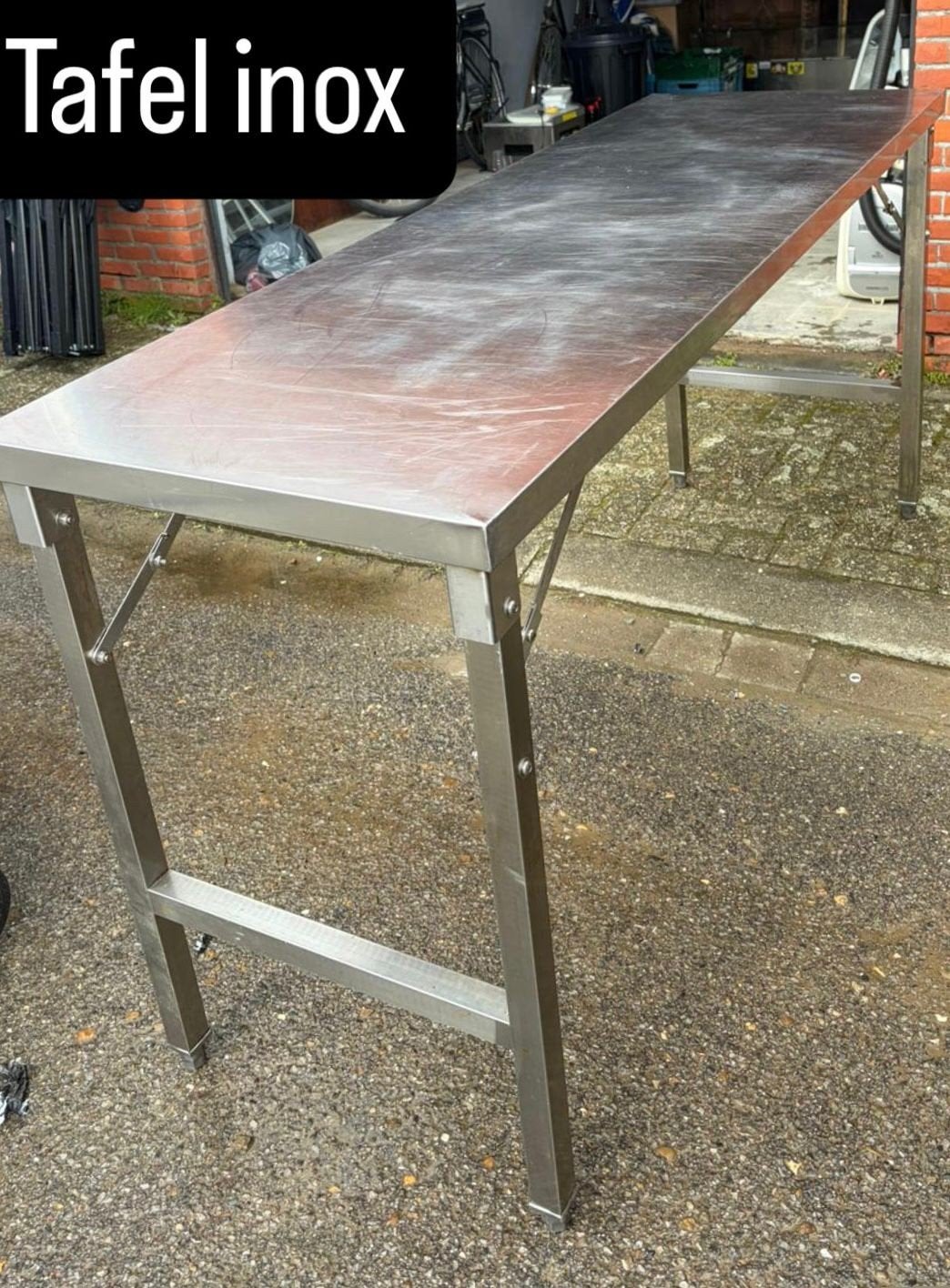inox bereidingstafel, Huis en Inrichting, Ophalen