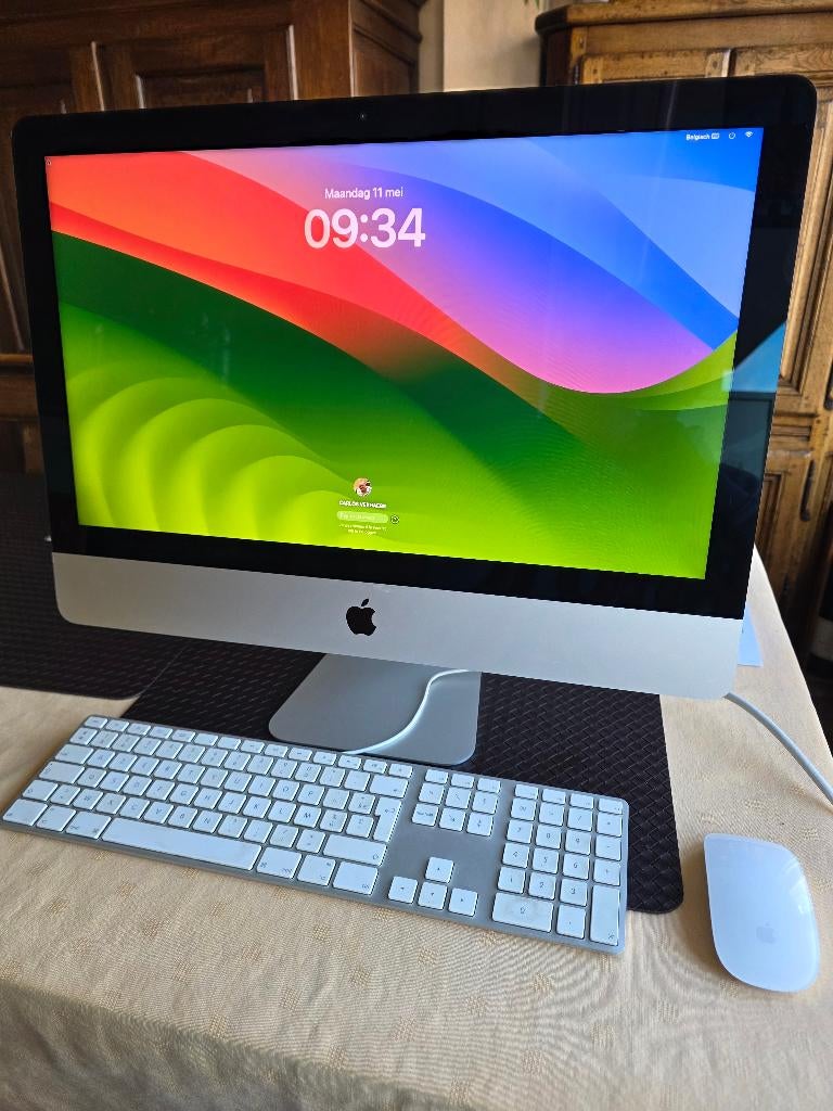 iMac 21,5 pouces « À CŒUR OUVERT » SONOMA, 256 GB, IMac, Enlèvement, Utilisé