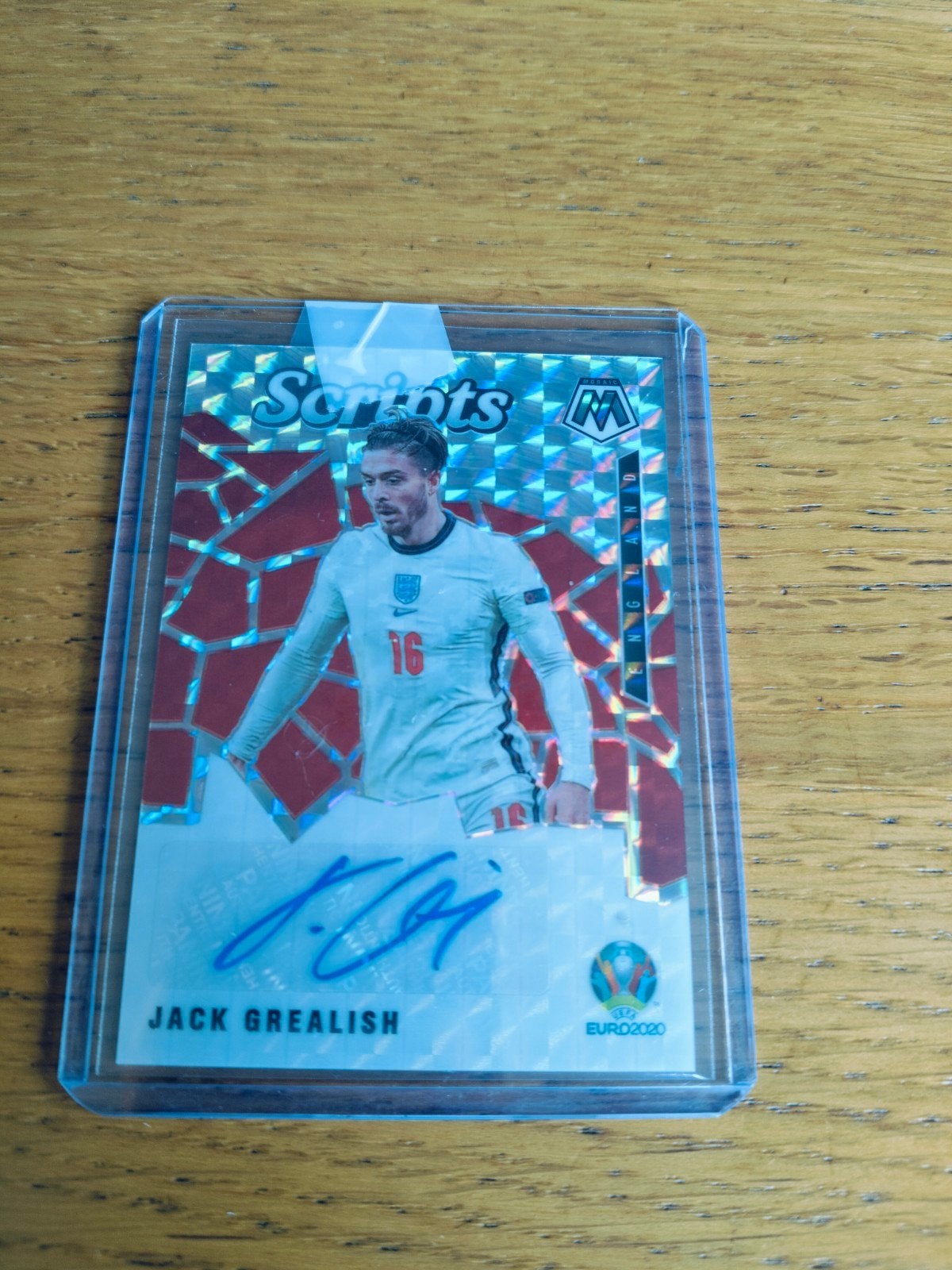 Panini Mosaic Euro 2020 Jack Gralish Engeland autograph, Enlèvement ou Envoi