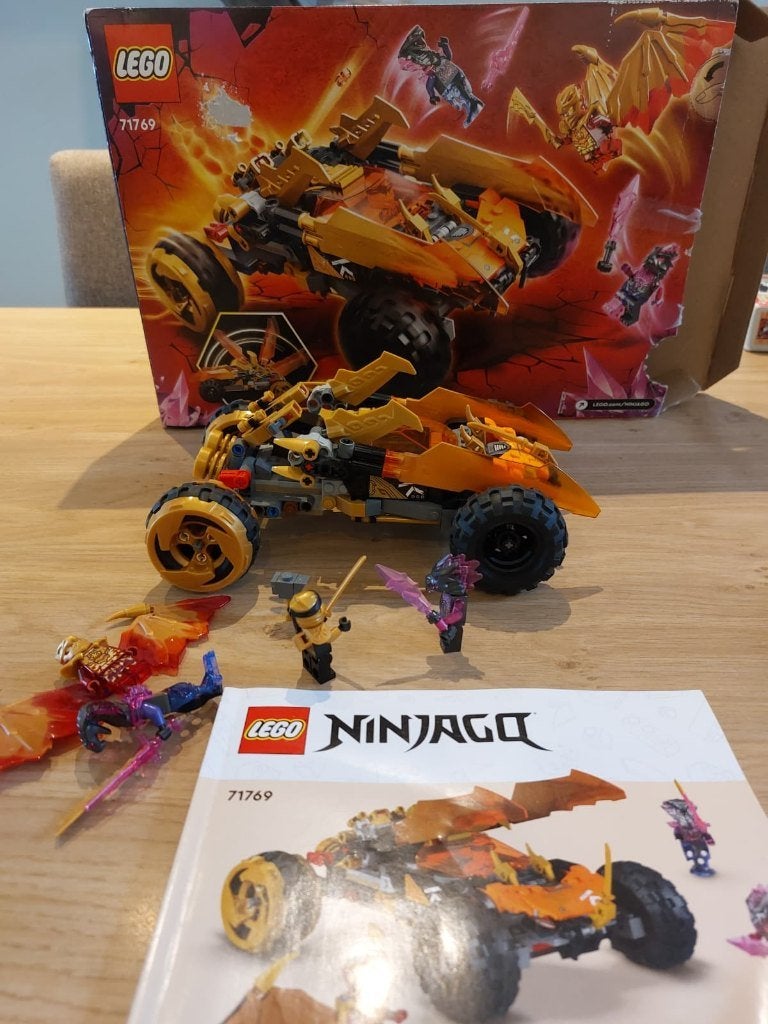 Lego Ninjago - Cole's drakenwagen (71769), Inclusief instructies, Lego, Ophalen of Verzenden, Zo goed als nieuw