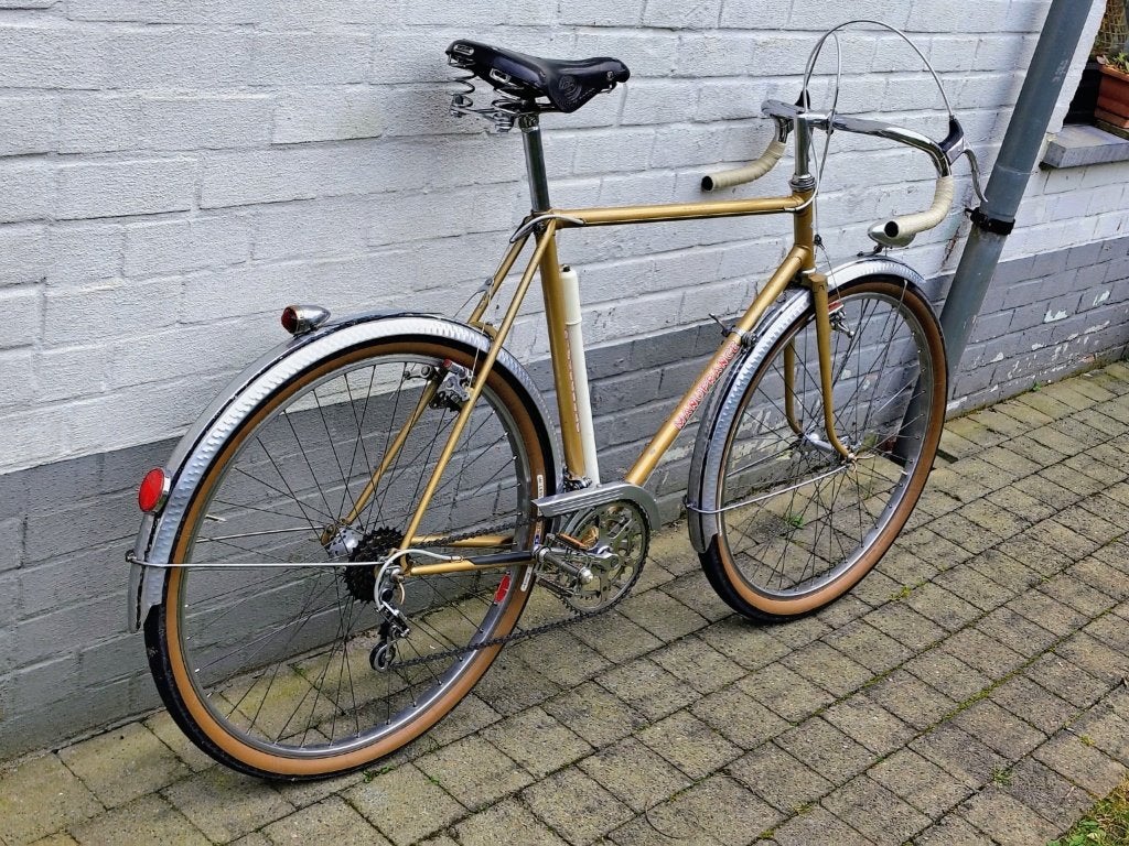 Vintage Manufrance / Hirondelle randonneur – rijklaar, Ophalen, Jaren '60 of nieuwer, Velgrem, Manufrance