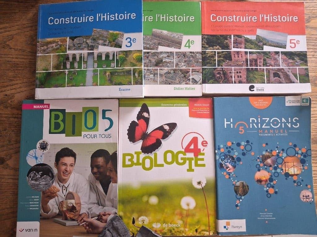 Manuels scolaires , Construire l'Histoire 4,5,6+autres, Livres, Enlèvement ou Envoi, Utilisé, Secondaire, Histoire