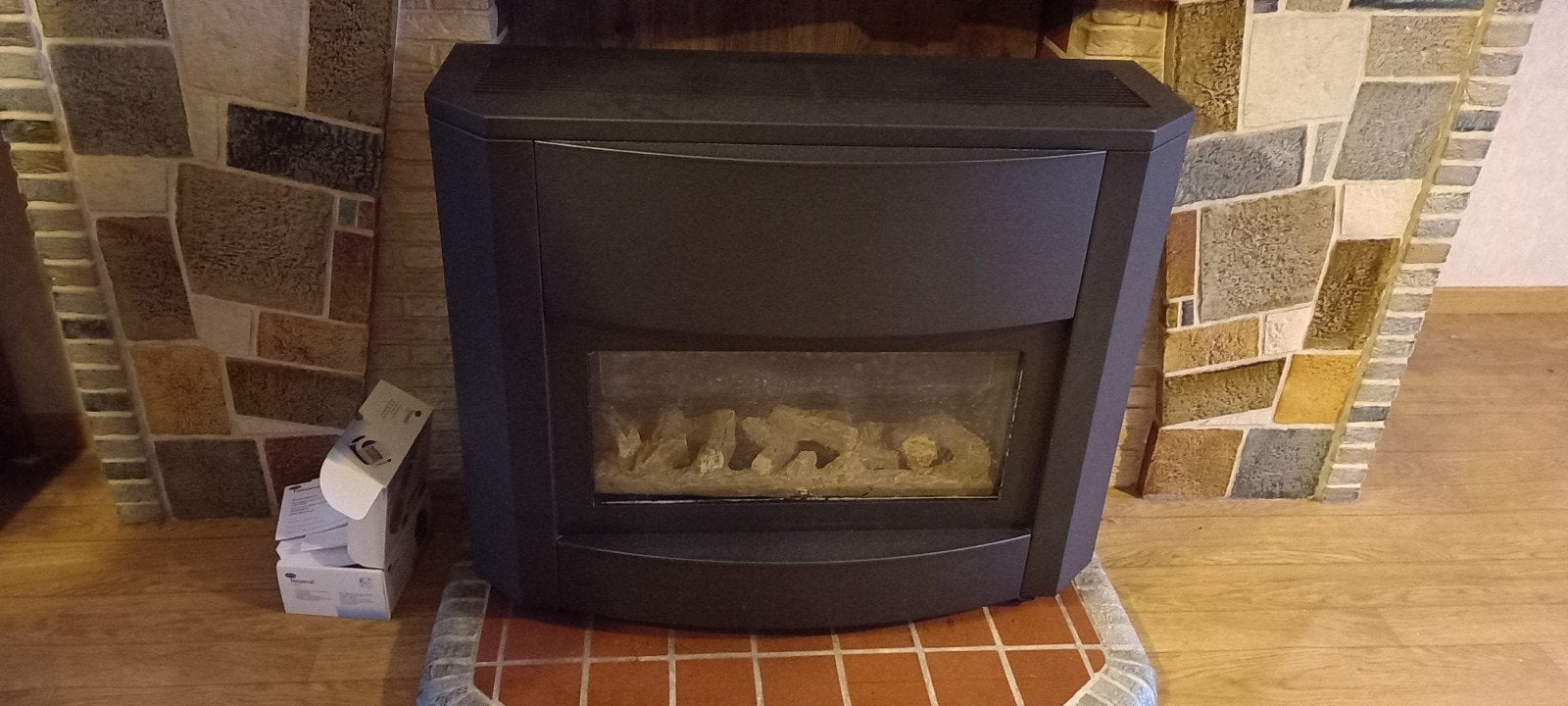 chauffage au gaz, Enlèvement, Utilisé, Chauffage à gaz