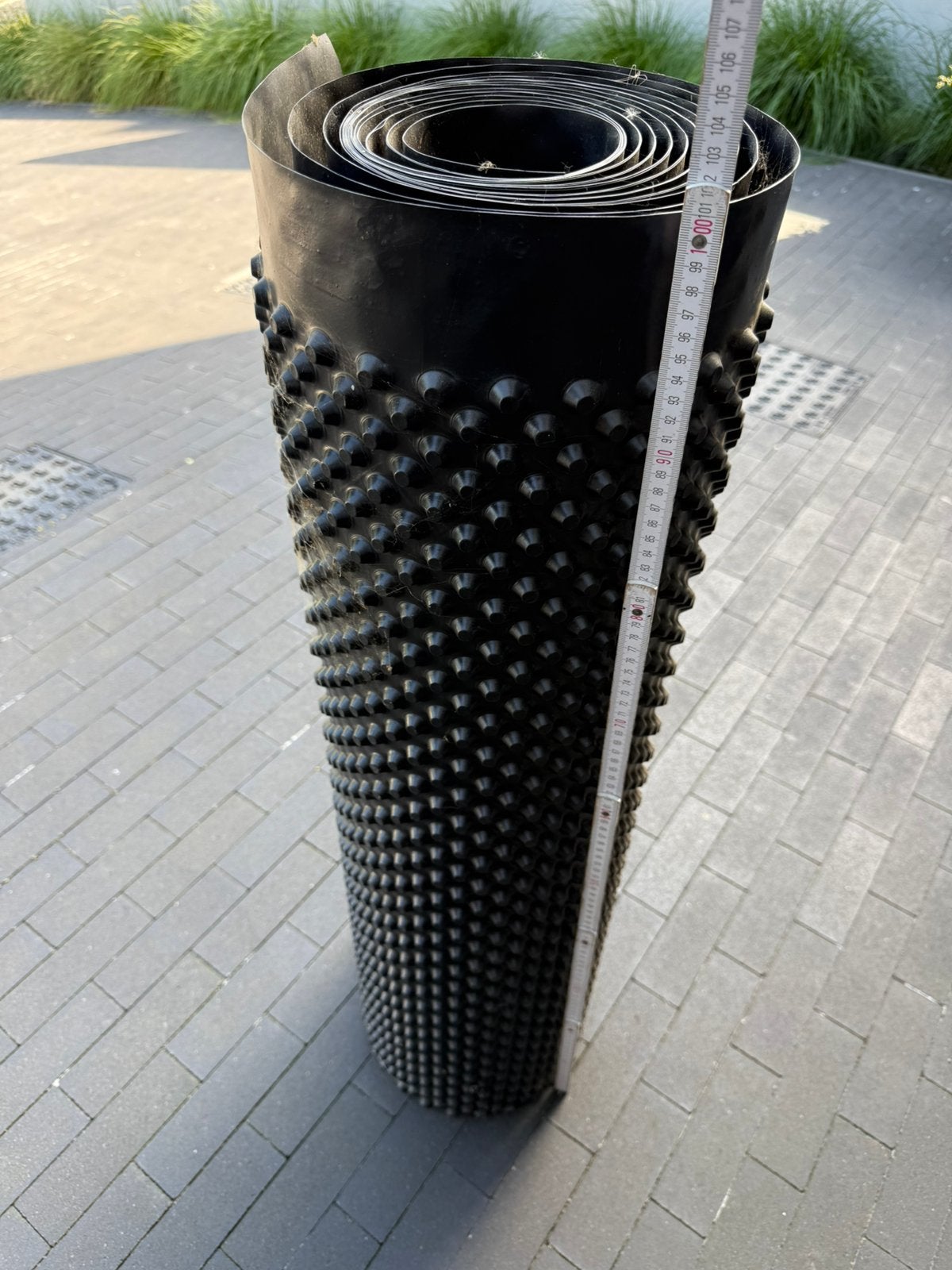 Noppenfolie / Drainagemembraan 1 m  10 m – HDPE, Tuin en Terras, Gaas en Draad, Zo goed als nieuw, Ophalen
