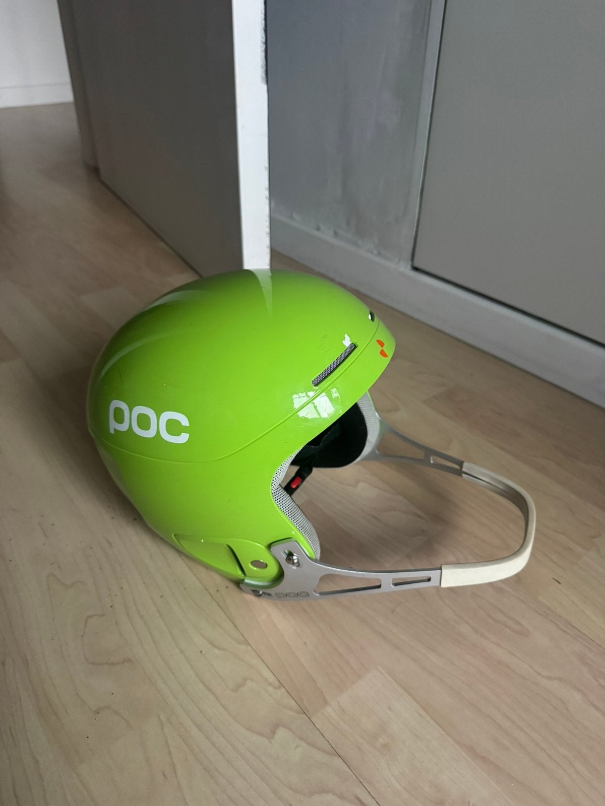 Casque de ski POC + support (petit 53/54), Sports & Fitness, Autres marques, Enlèvement, Utilisé, Autres types