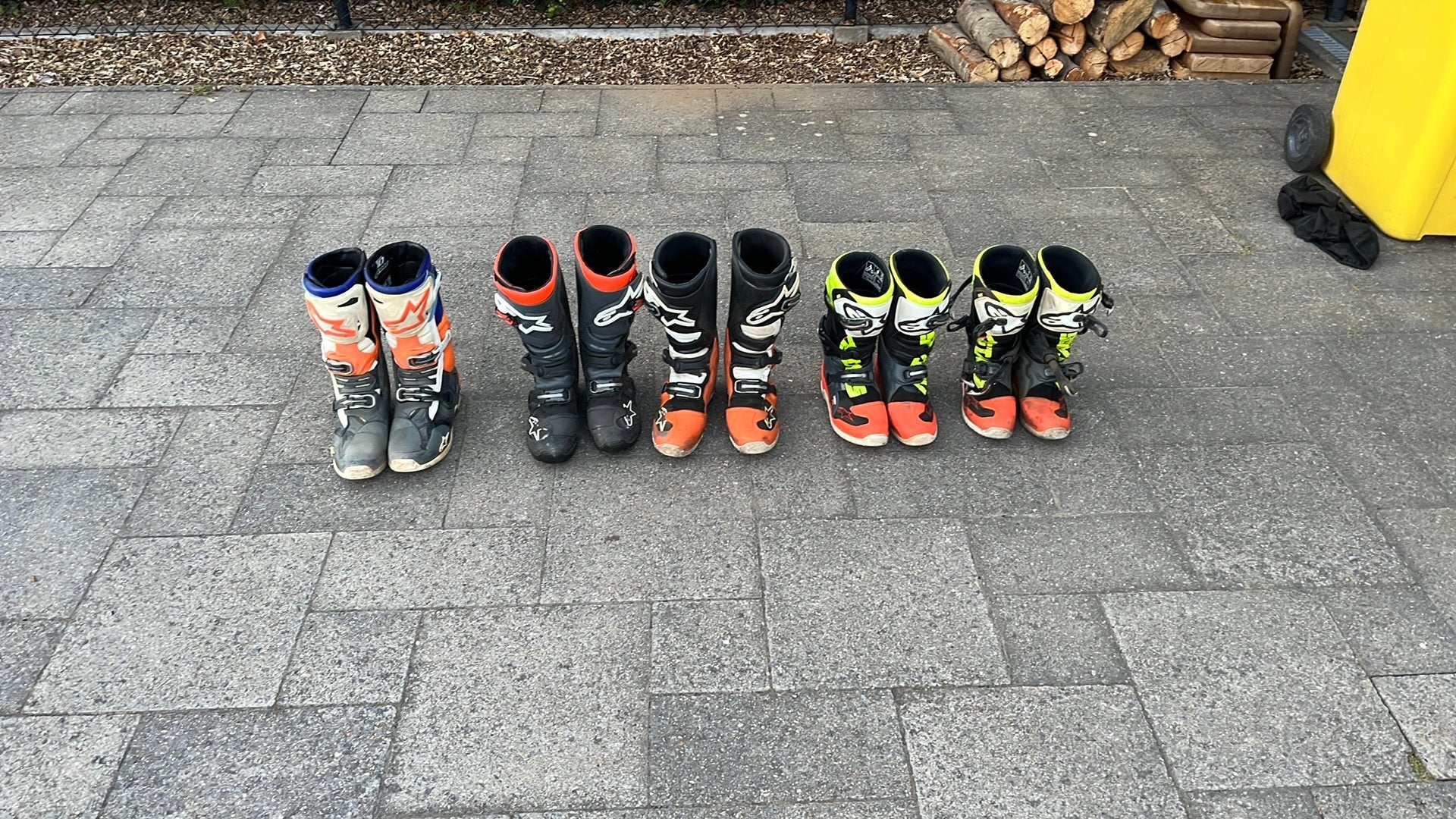Bottes de motocross Tech 10 et Tech 7, Motos, Enlèvement, Seconde main, Bottes