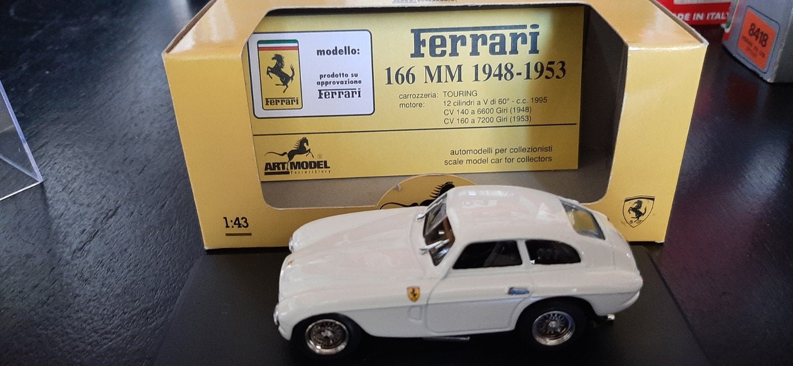 Ferrari  166 MM 1/43 Art Model  ART 002, Ophalen of Verzenden