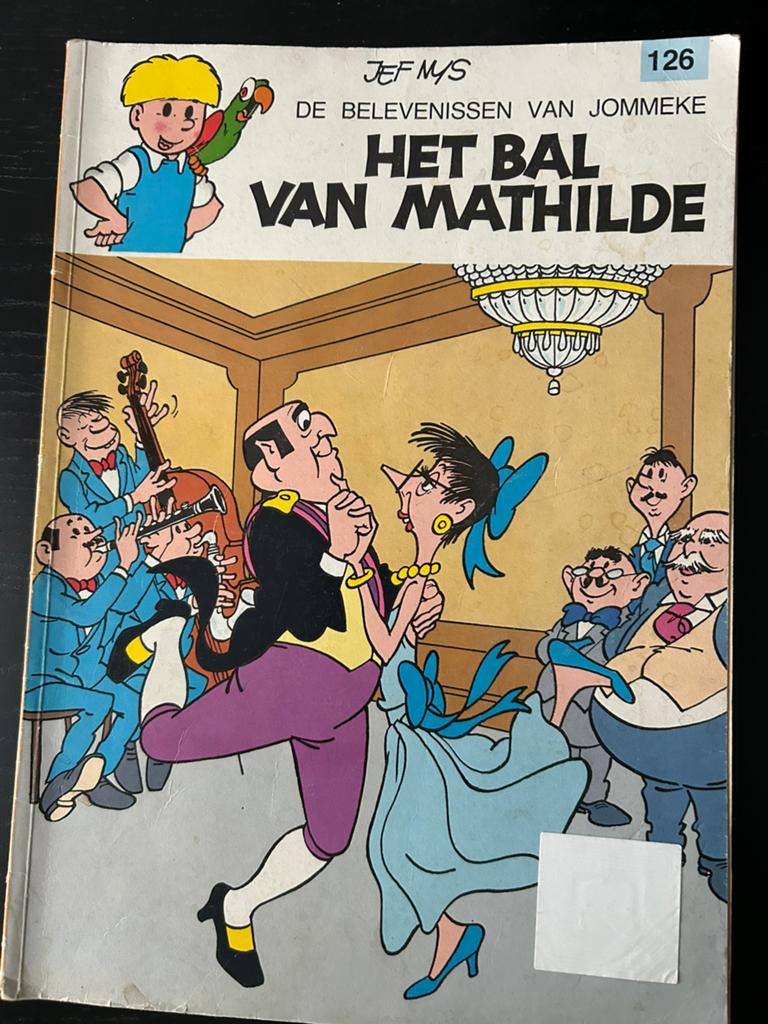 Jommeke Het bal van Mathilde nr 126 eerste druk, Boeken, Stripverhalen, Eén stripboek, Ophalen, Gelezen