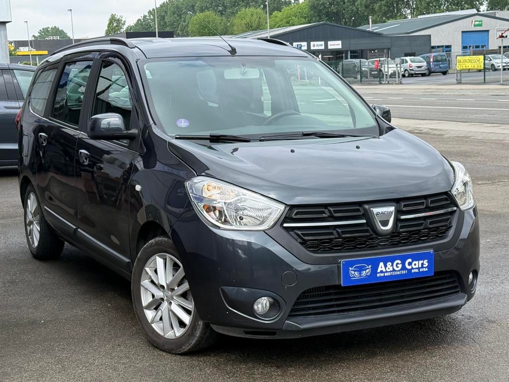 Dacia Lodgy 1.2i 2017 81.928km 5pl 12Mois Garantie, Autos, 1197 cm³, Argent ou Gris, Euro 6, Entreprise