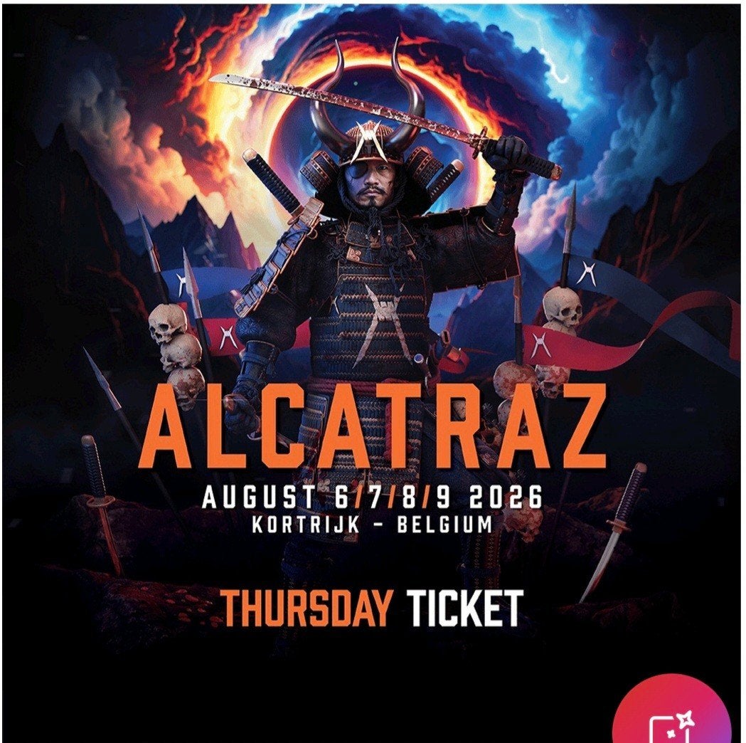 billets pour le festival d'Alcatraz pour les 2 jeudis