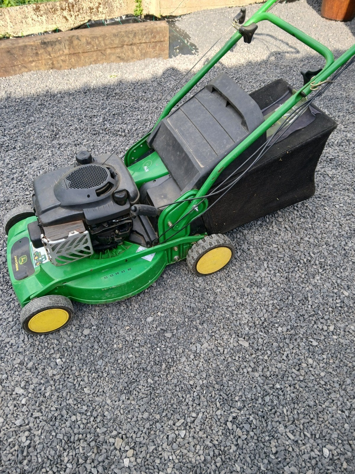 tondeuse john deere r52vo auto tractée a réparer, Enlèvement