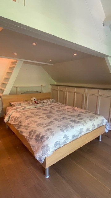 Kwaliteitsvol tweepersoonsbed 160 x 200 cm, Huis en Inrichting, Slaapkamer | Bedden, Ophalen, Gebruikt, Tweepersoons, Tijdloos