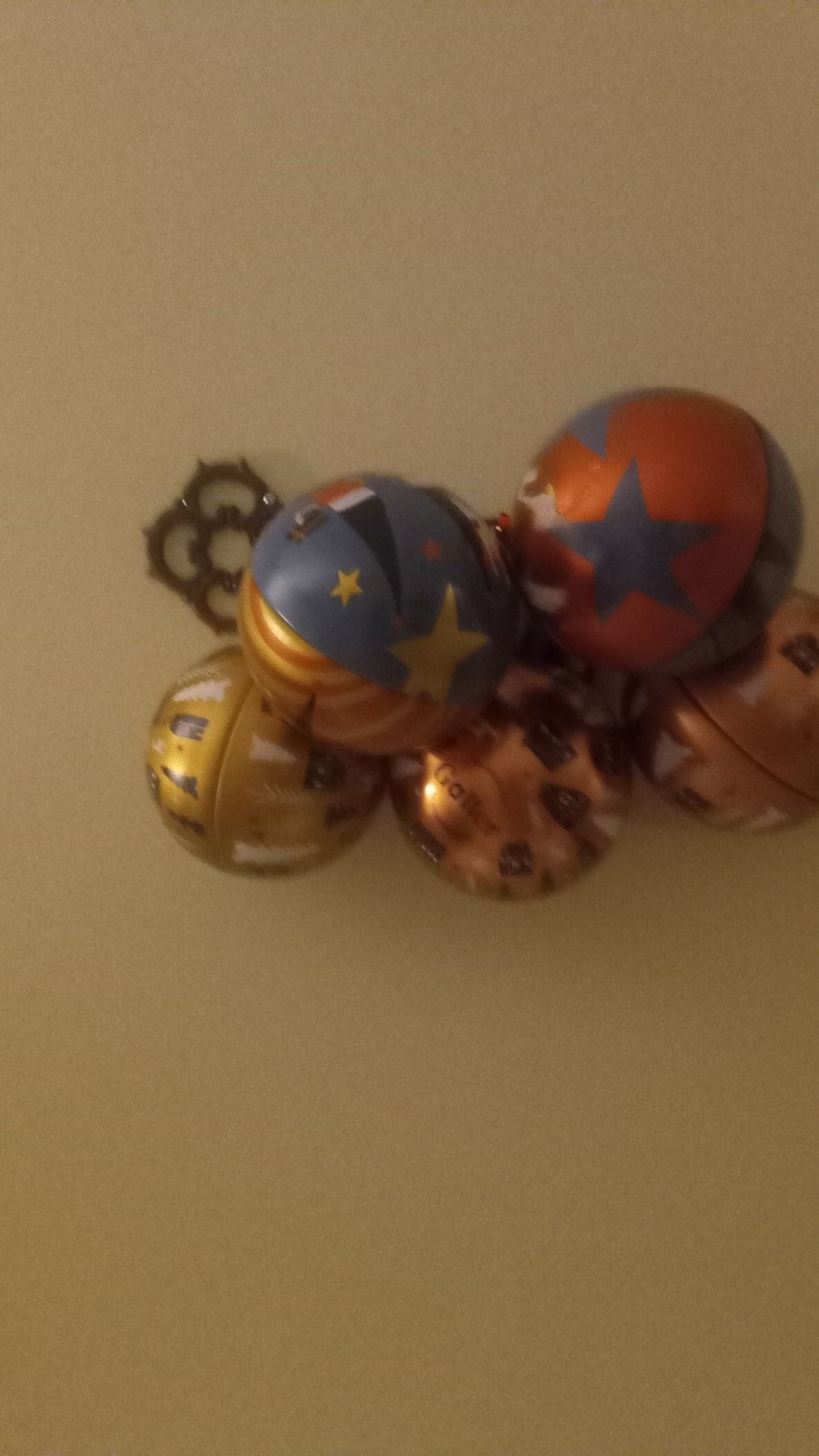 Met 5 kerstballen chocoladefabriek Galler DIY-kerstboom, Ophalen of Verzenden, Zo goed als nieuw