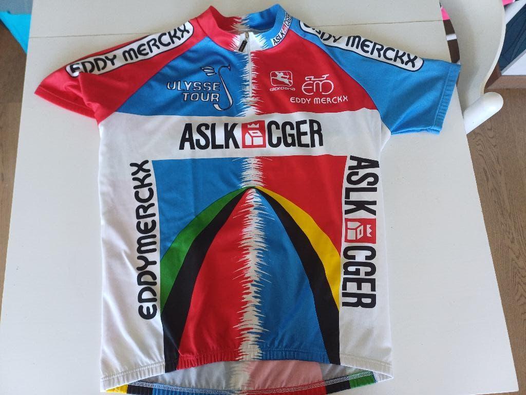 lot van 5 vintage wielertruitjes, Ophalen, Gedragen, Hardlopen of Fietsen