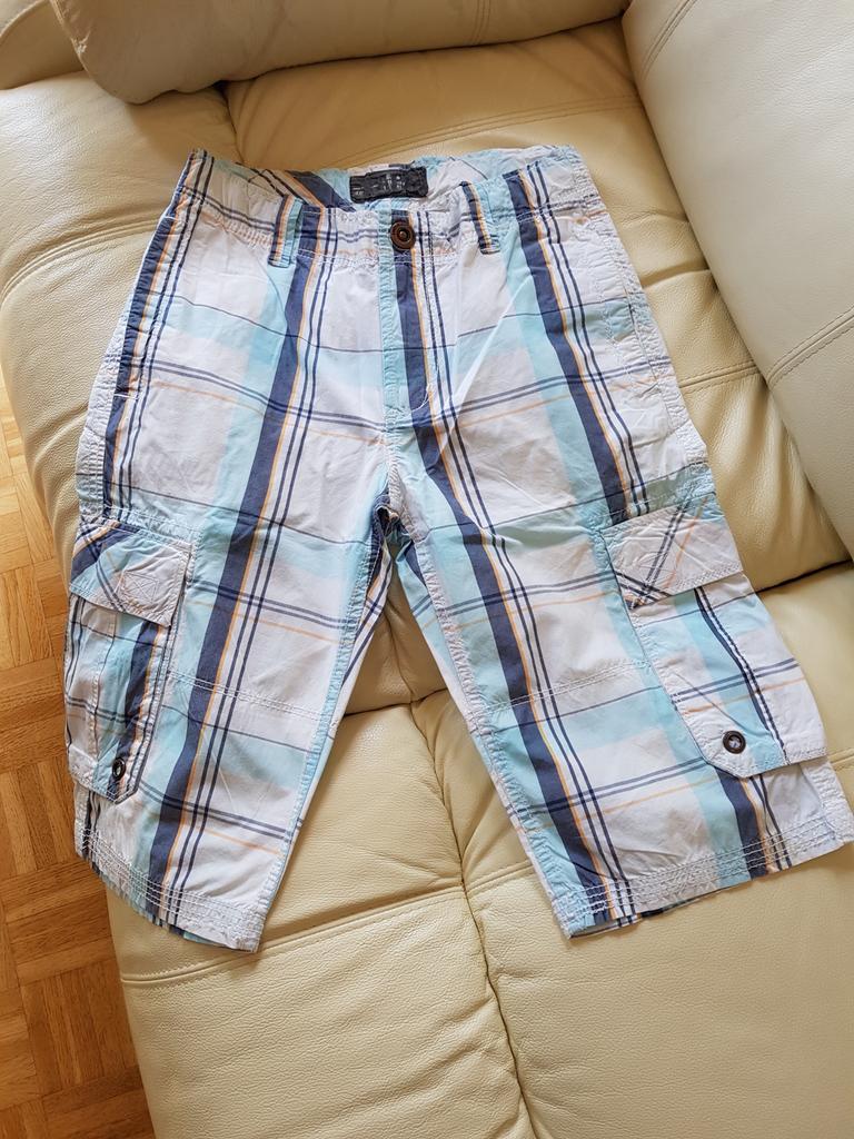 Bermuda geruit, maat 170, elastische taille band, goede staa, Enfants & Bébés, Vêtements enfant | Taille 170, Enlèvement, Comme neuf