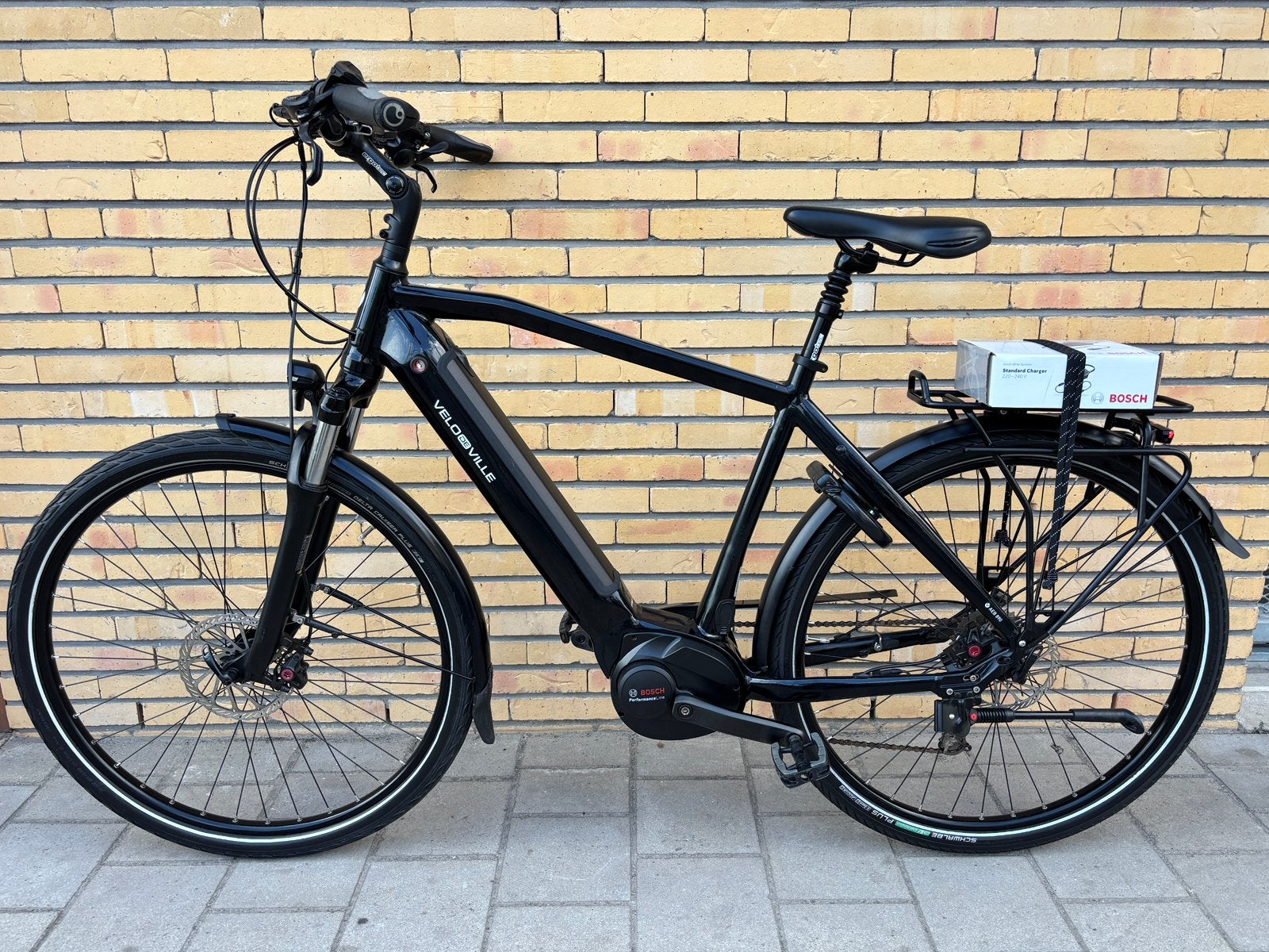 Velo de Ville bosch-motor elektrisch fiets in prachtig staat, Enlèvement ou Envoi, Comme neuf