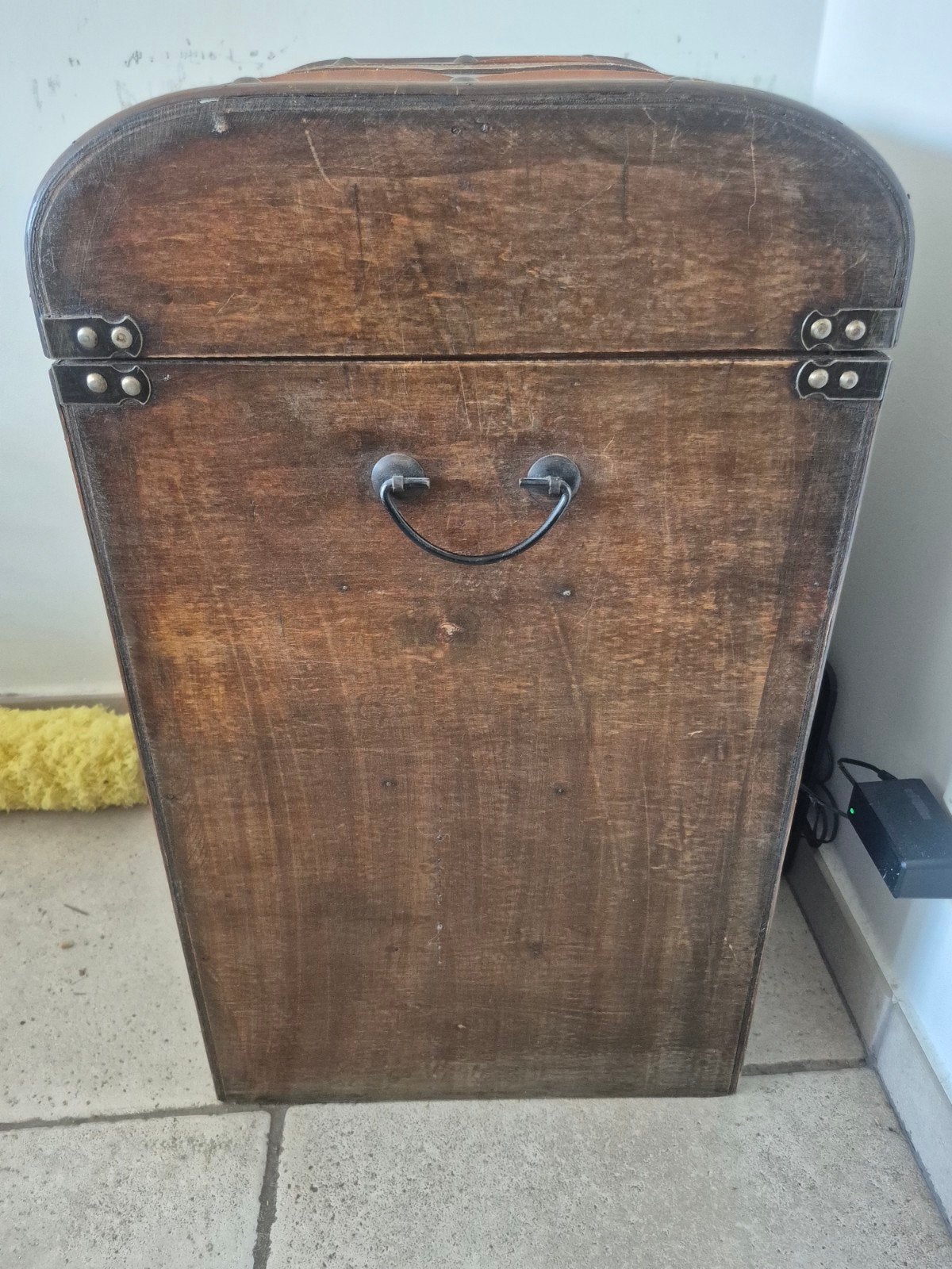 Vintage opbergkoffer in cabinestijl met 3 laden, Ophalen of Verzenden, Zo goed als nieuw, Hout