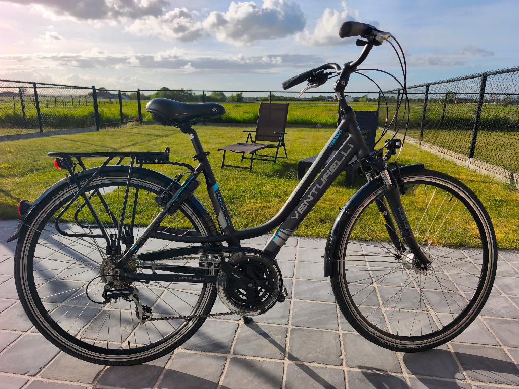 Damesfiets " Venturelli Targa" in uitstekende staat., Fietsen en Brommers, Ophalen, Velgrem, 47 tot 50 cm, Versnellingen