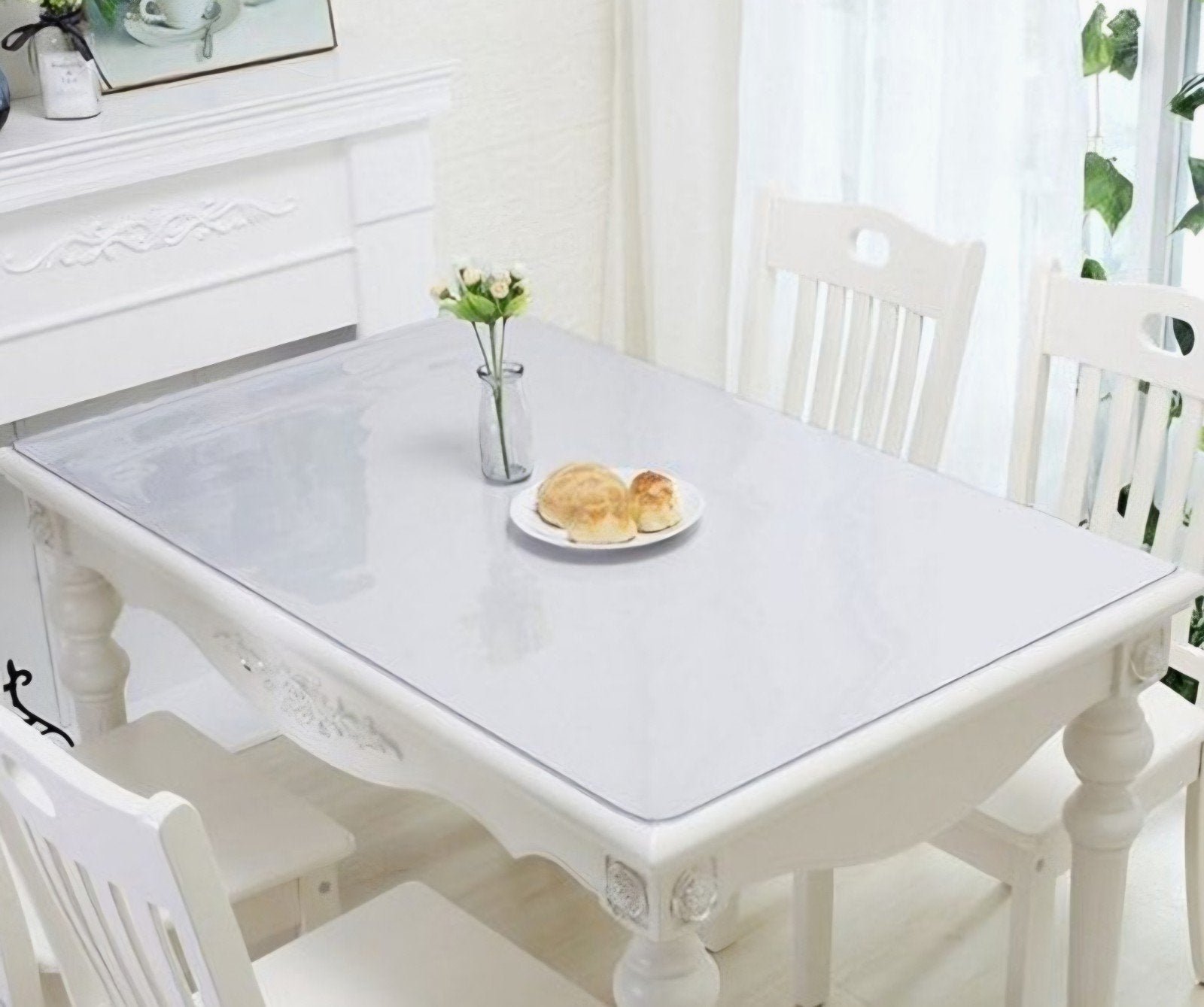Transparante tafelbeschermer 90 x 180cm / 1,7mm dikte, Maison & Meubles, Nappes, Enlèvement, Comme neuf, Rectangle